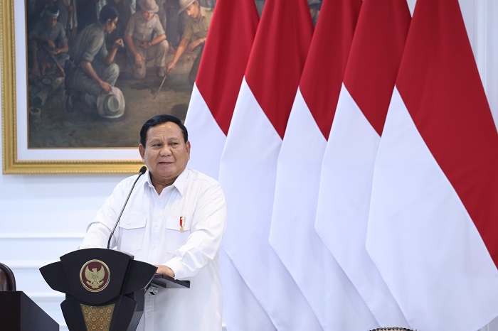 Presiden Prabowo Subianto dalam Sidang Kabinet Paripurna di Jakarta. (Dok. Tim Media Prabowo)