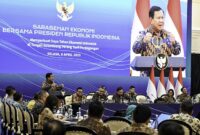 Presiden RI Prabowo Subianto dalam acara 'Sarasehan Ekonomi Bersama Presiden RI, Jakarta. (Dok. Setkab.go.id)

