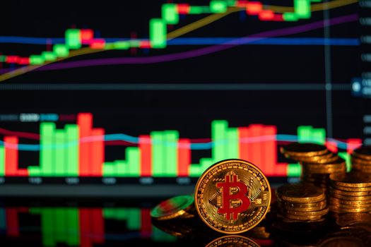 Seorang trader sedang menganalisis grafik pergerakan harga mata uang kripto di layar komputernya, menunjukkan fokus pada data dan indikator teknikal. Aktivitas ini mencerminkan upaya untuk membuat keputusan trading yang terinformasi di pasar aset digital.
